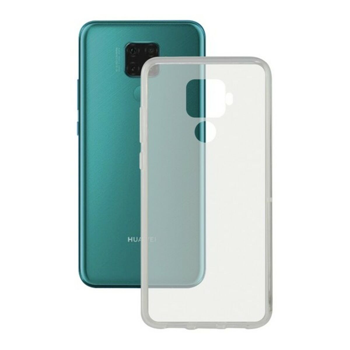 Mobile cover Huawei Mate 30 KSIX Flex Transparent