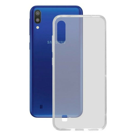 Mobile cover Samsung Galaxy M10 KSIX Flex TPU Transparent Flexible