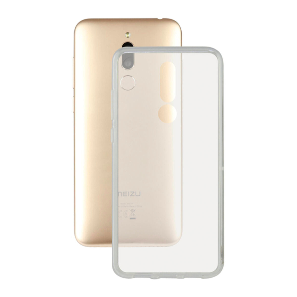 Mobile cover KSIX MEIZU M6T Transparent