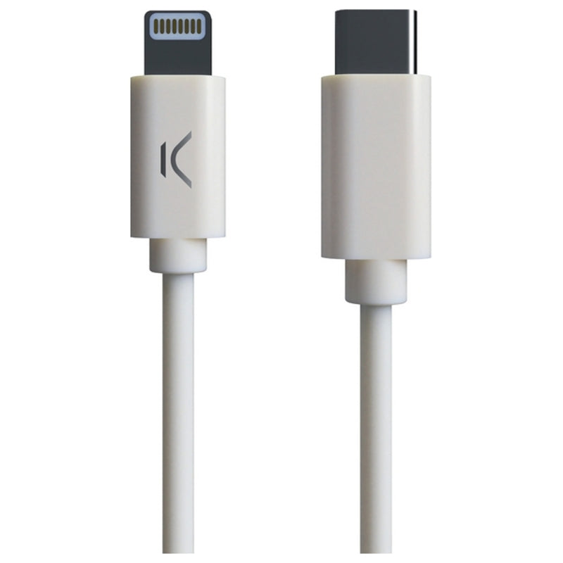 USB-C to Lightning Cable KSIX MFI (1 m) White