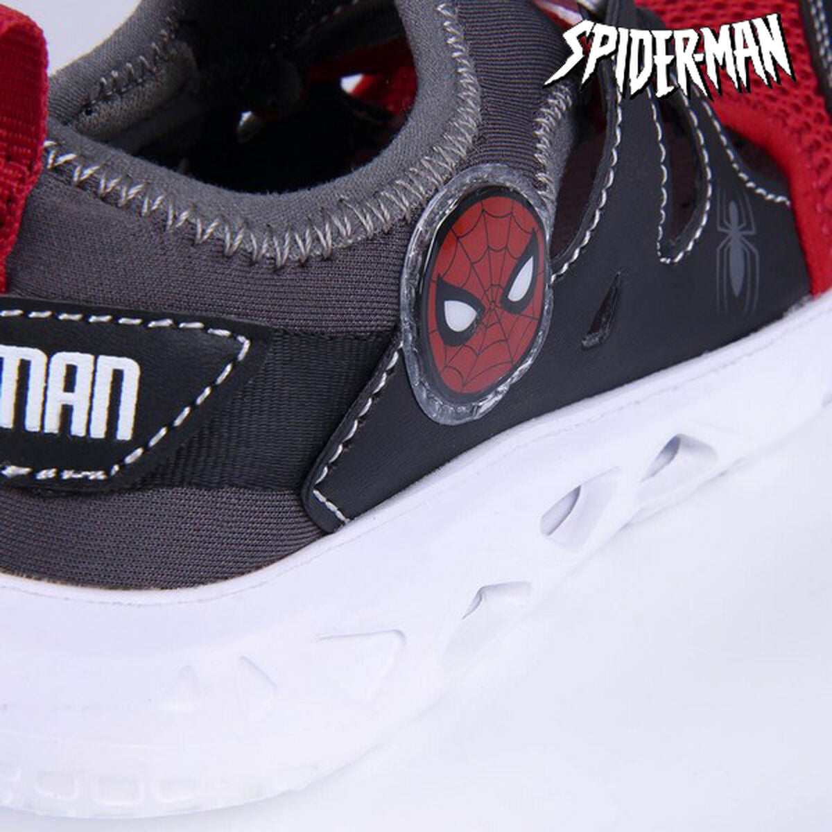 Sports Shoes for Kids Spiderman Red