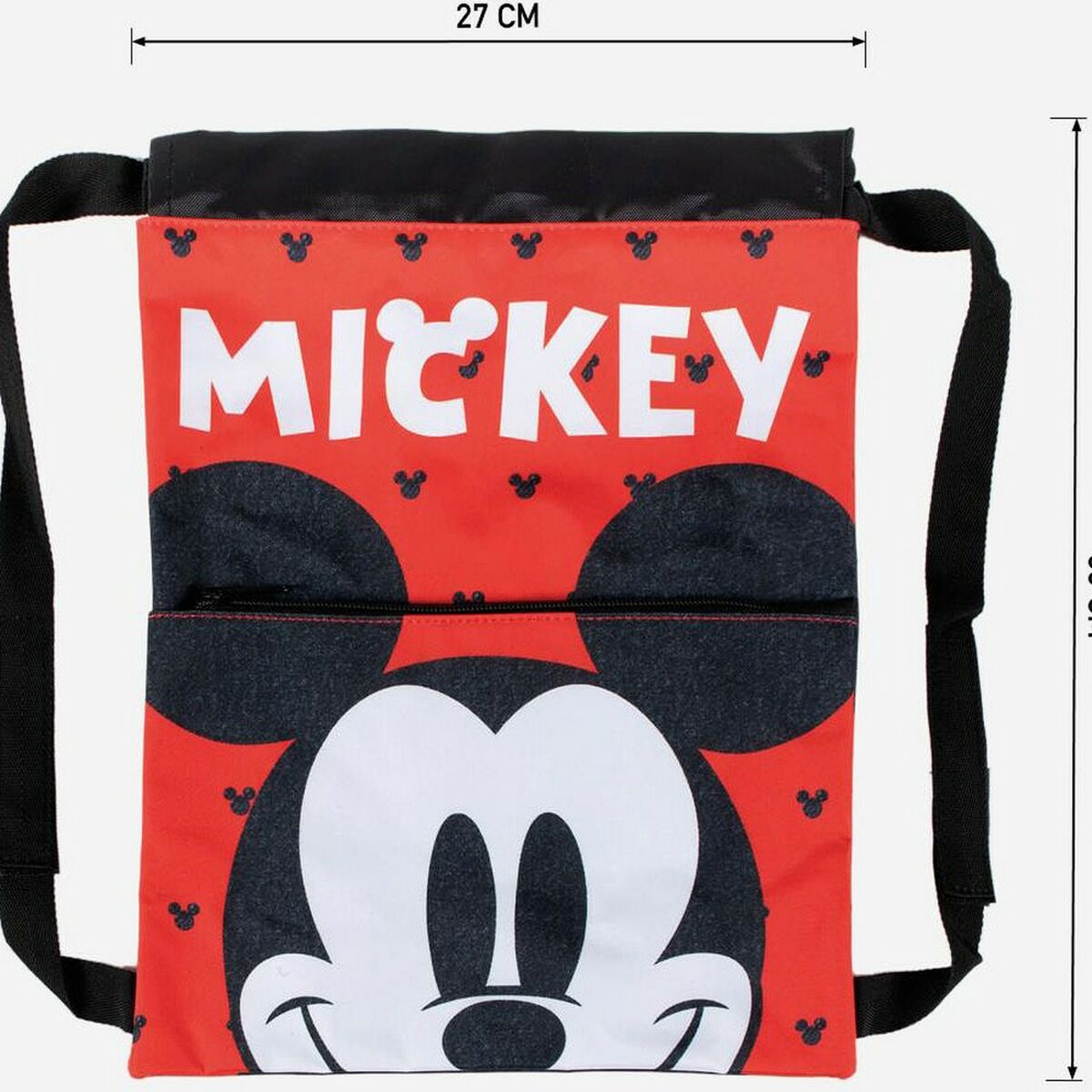 Child's Backpack Bag Mickey Mouse Red (27 x 33 x 1 cm)