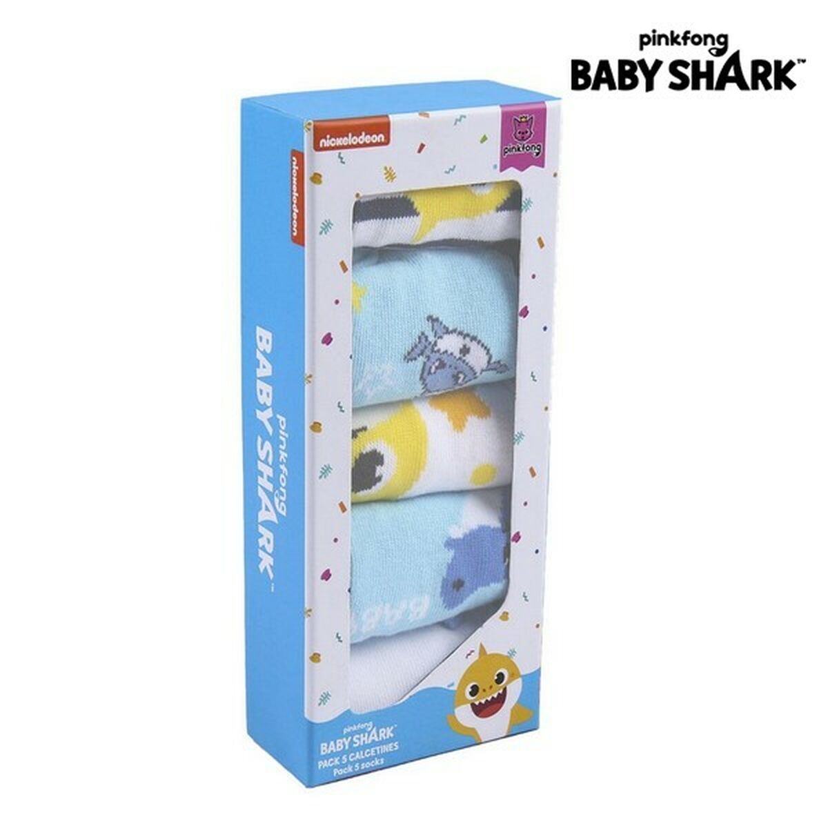 Socks Baby Shark (5 pairs) Multicolour