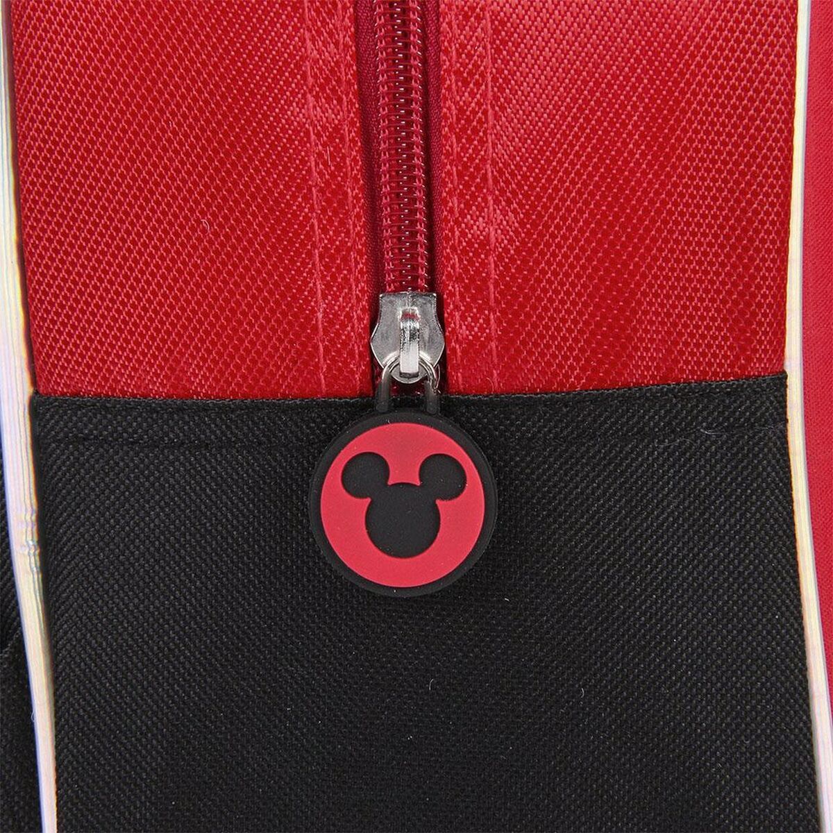 3D School Bag Mickey Mouse Red (25 x 31 x 10 cm)