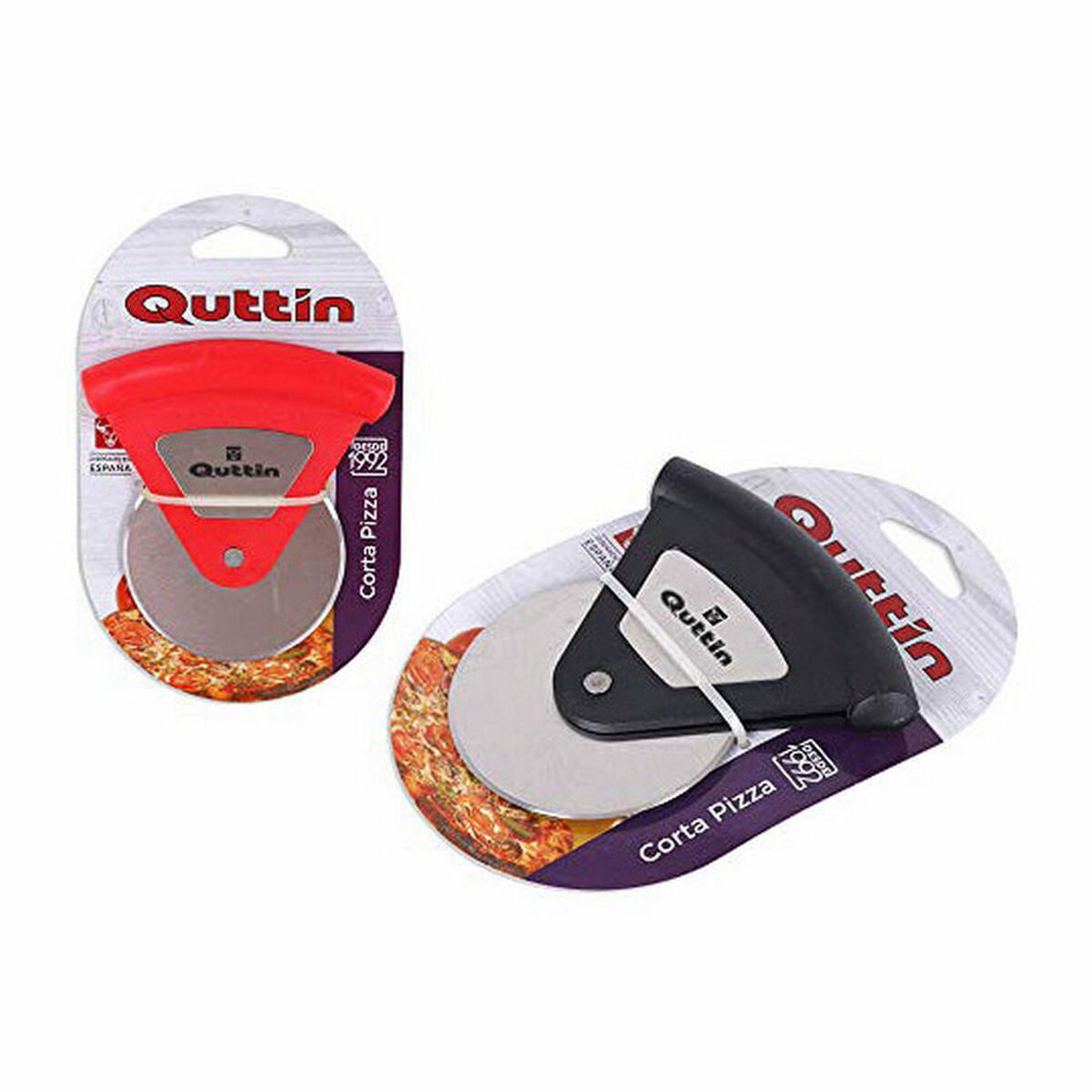 Pizza Cutter Quttin Steel Plastic (10,5 x 11,5 cm)
