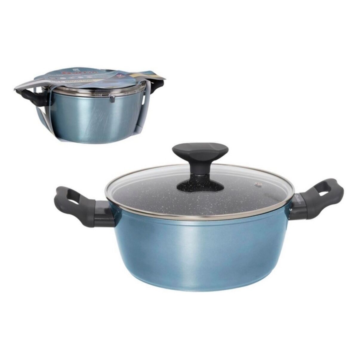 Casserole with glass lid Quttin Blue