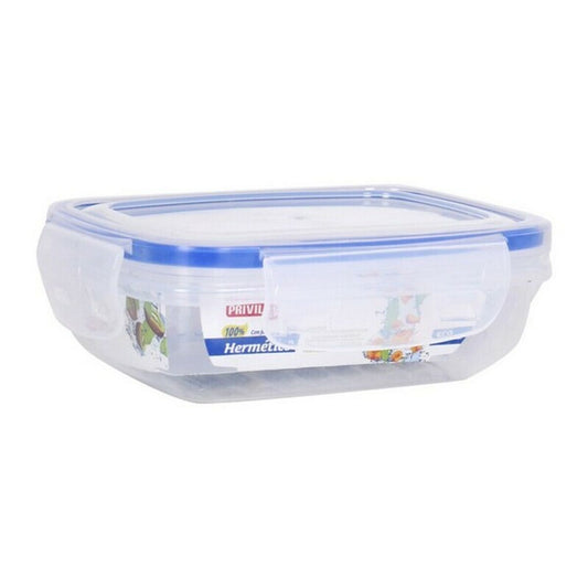 Hermetic Lunch Box Privilege Rectangular Transparent