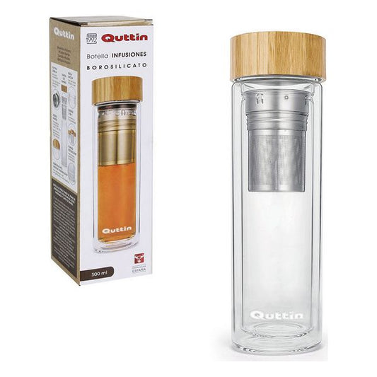 Bottle Quttin Tea set Borosilicate Glass (300 ml)