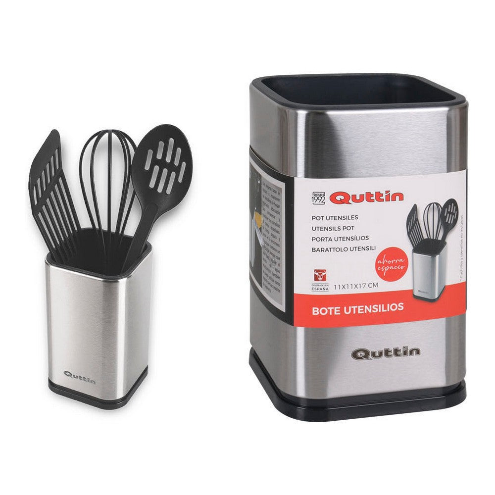 Pot for Kitchen Utensils Quttin (11 x 11 x 17 cm)