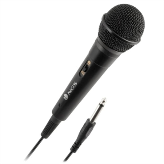 Karaoke Microphone NGS Singer Fire Black (6.3 mm)