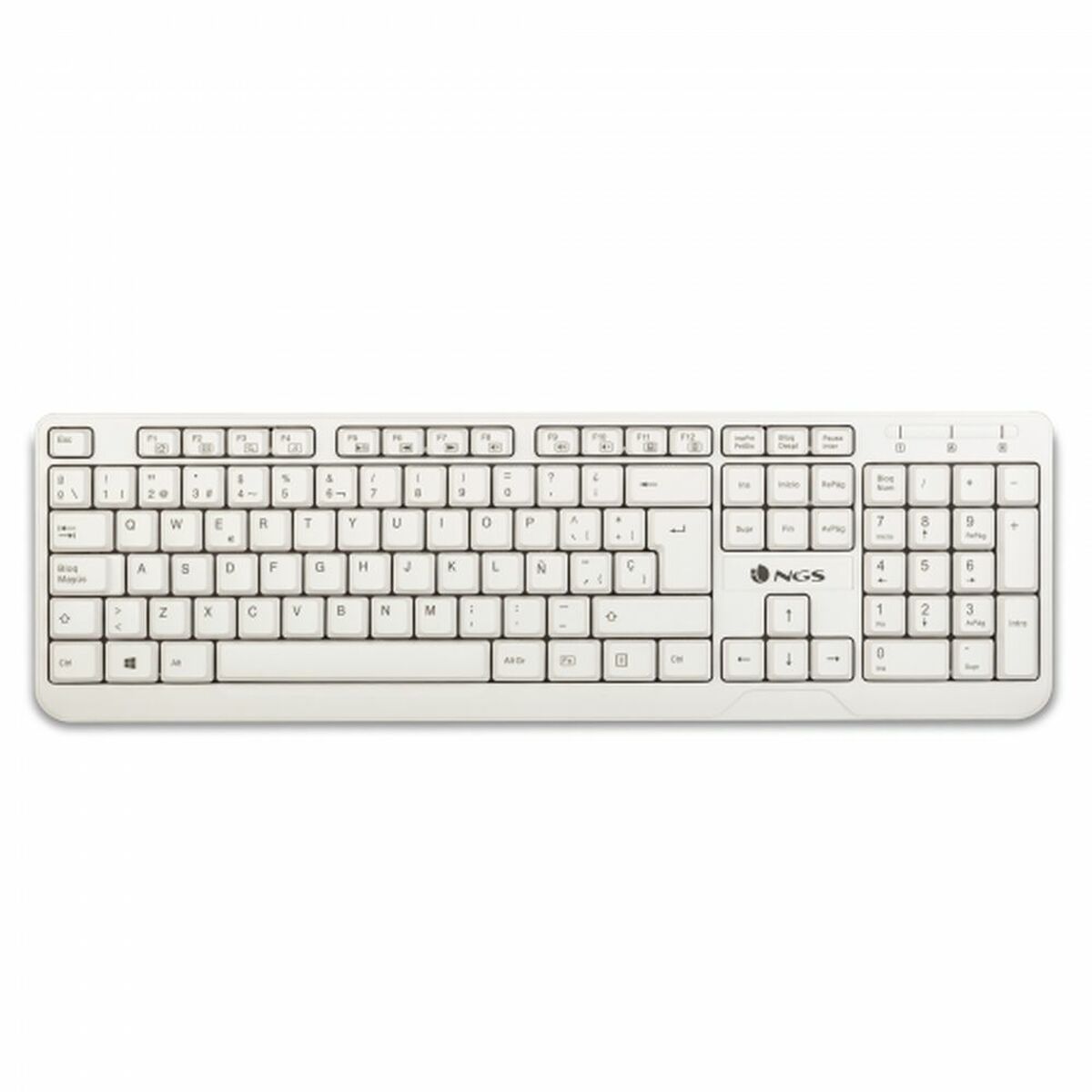 Keyboard NGS NGS-KEYBOARD-0284 White