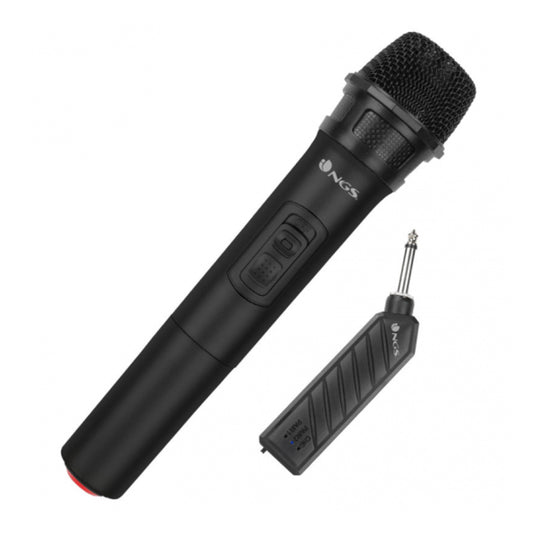 Karaoke Microphone NGS Singer Air 261.8 MHz 400 mAh Black