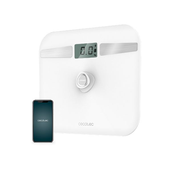Digital Bathroom Scales Cecotec EcoPower 10200 Smart LCD Bluetooth 180 kg White