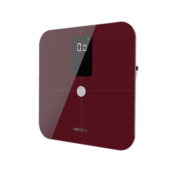 Digital Bathroom Scales Cecotec Surface Precision 10400 Smart Healthy Vision Maroon