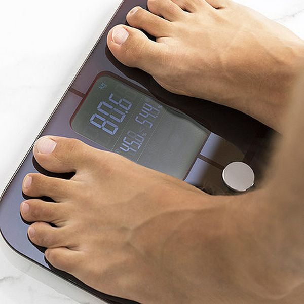 Digital Bathroom Scales Cecotec Surface Precision 10400 Smart Healthy Vision Maroon