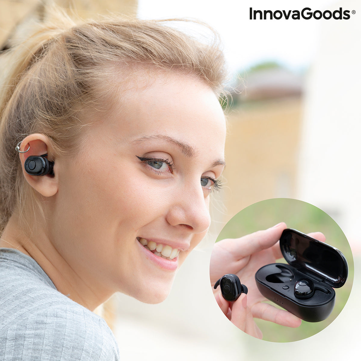 Wireless Headphones with Magnetic Charging eBeats InnovaGoods