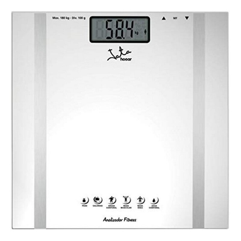 Digital Bathroom Scales JATA 532 Fitness 180 Kg White