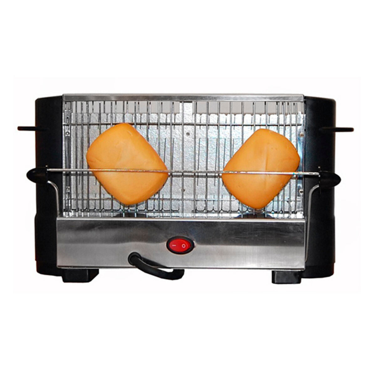 Toaster COMELEC TP-7713/7714 800W Black Inox