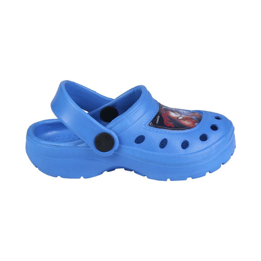 Beach Sandals Spiderman Blue