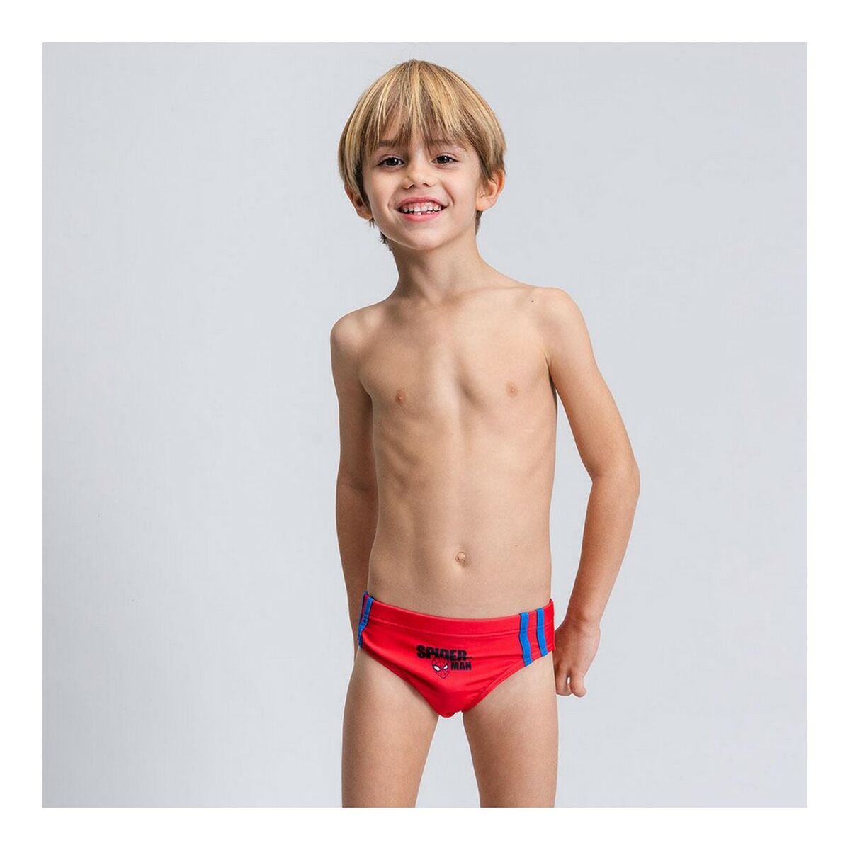 Children’s Bathing Costume Spiderman Red