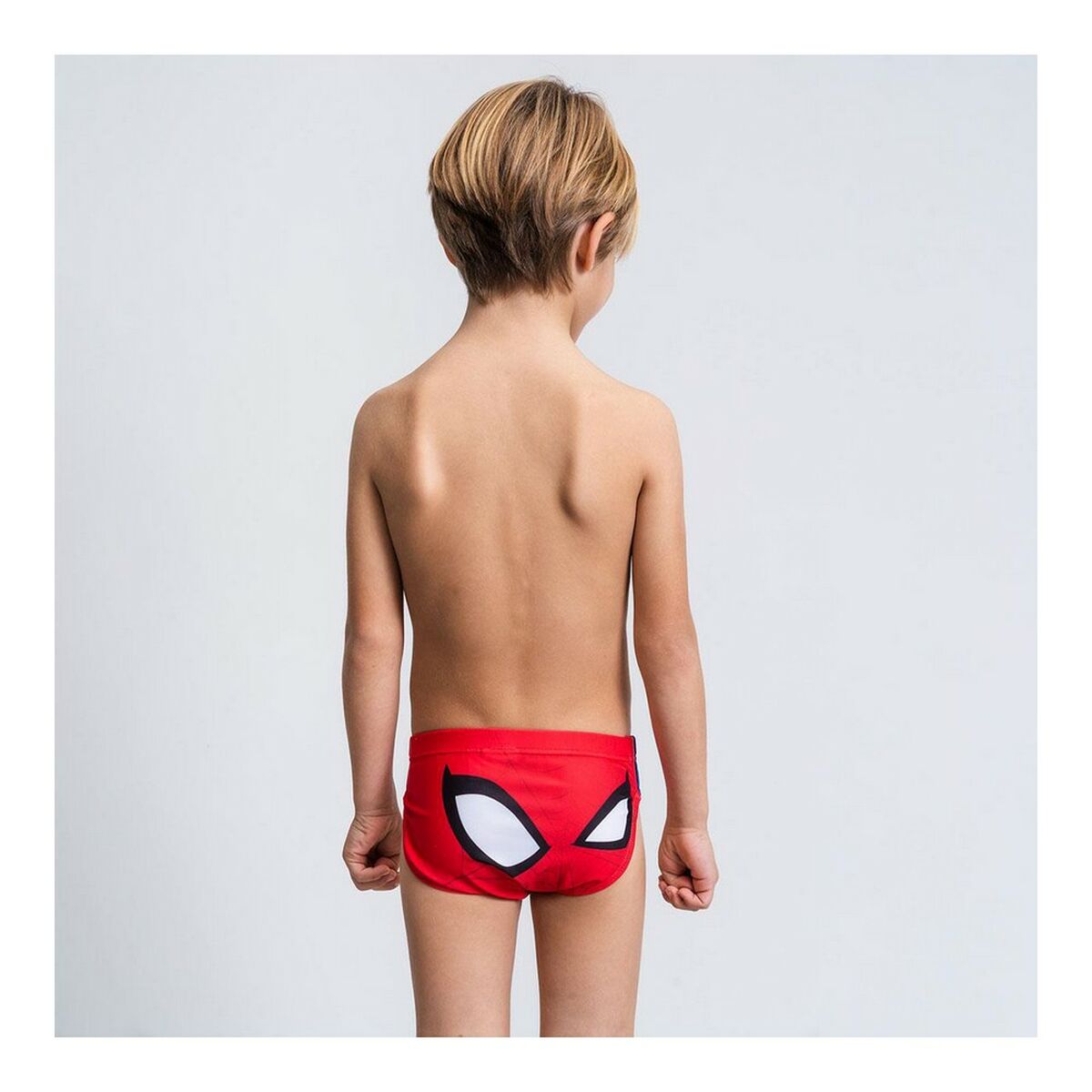 Children’s Bathing Costume Spiderman Red