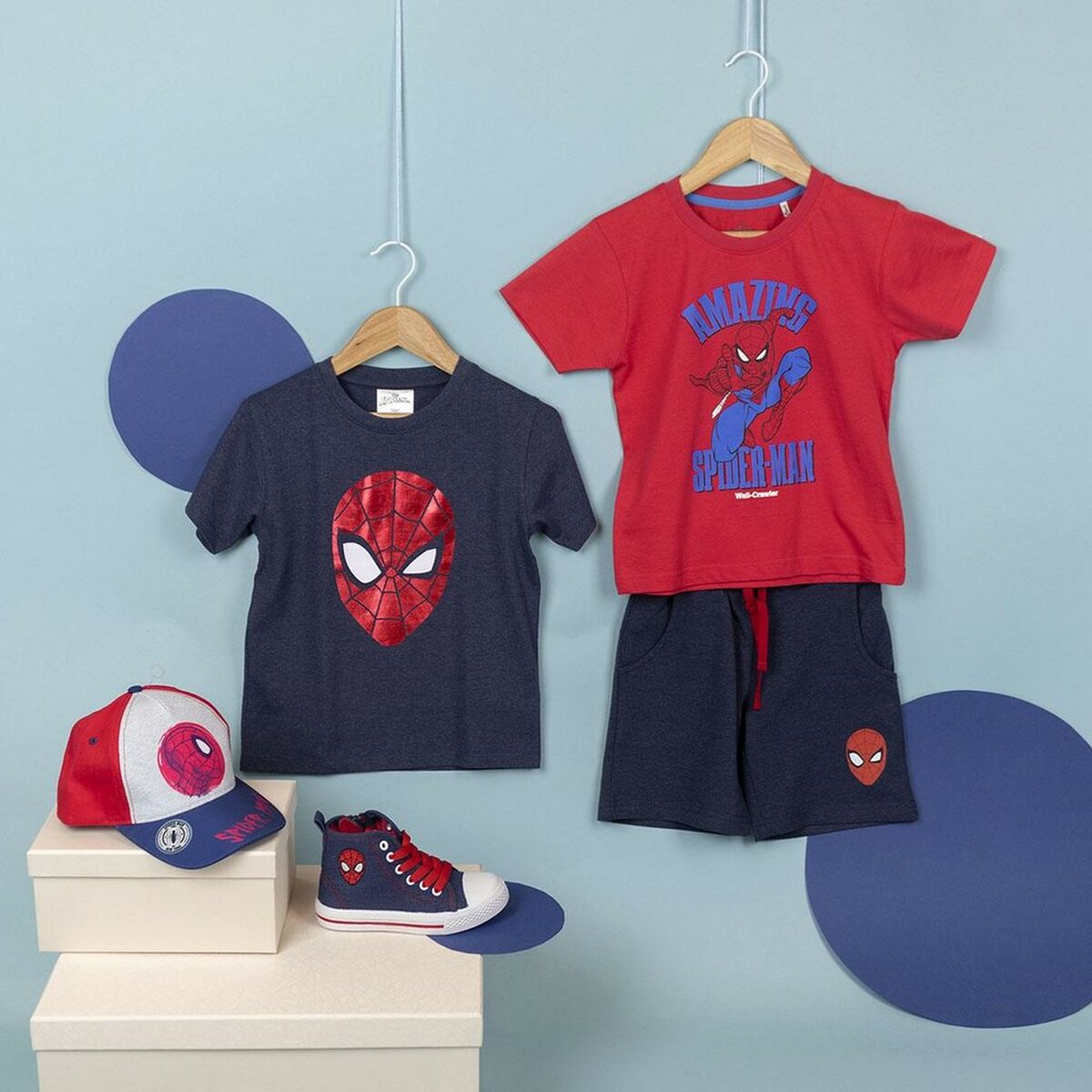 Set of clothes Spiderman Red Blue