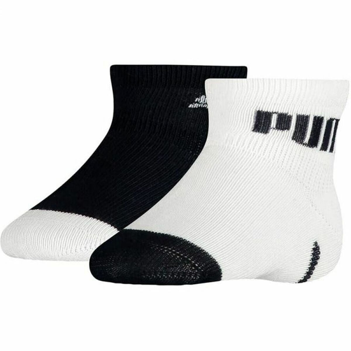 Sports Socks Puma Mini Cats x2 Black Unisex