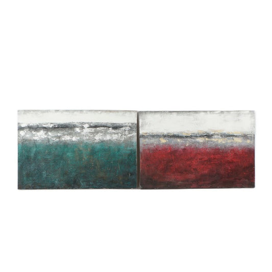 Painting DKD Home Decor S3018382 Abstract Modern (120 x 3,5 x 80 cm) (2 Units)