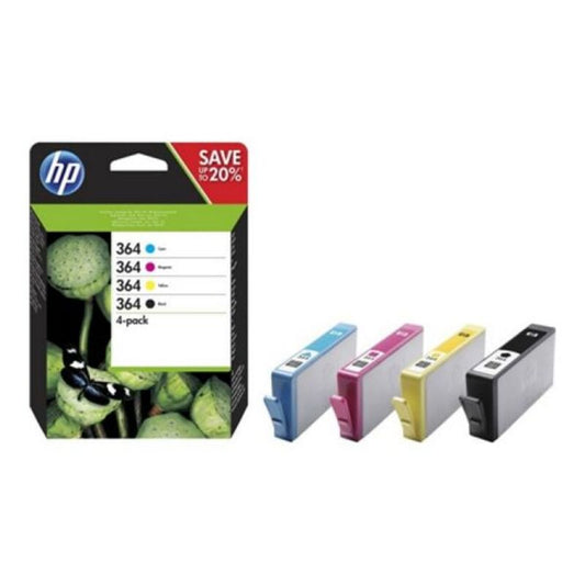 Compatible Ink Cartridge HP Multipack 364 (N9J73AE) Yellow Black Cyan Magenta