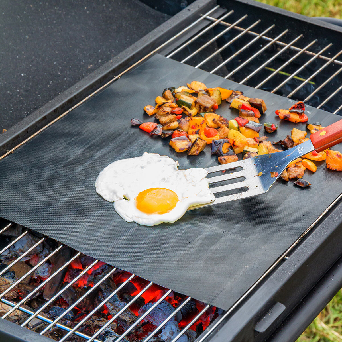 Teflon Barbecue Sheet InnovaGoods 2 Units