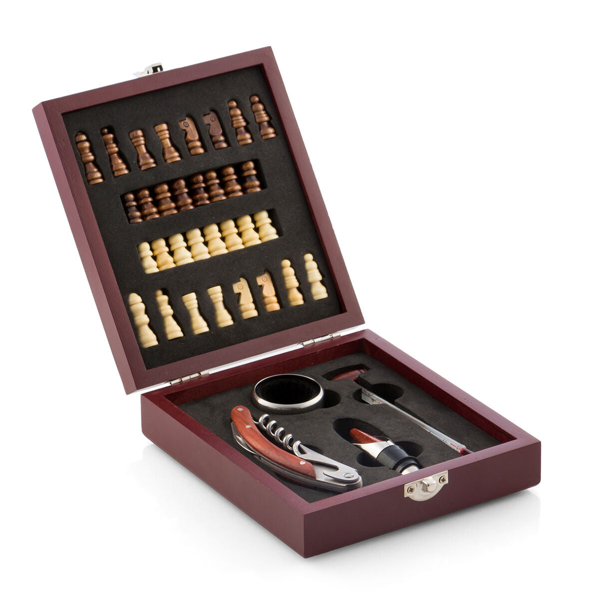 Chess Wine Set InnovaGoods 37 Pieces