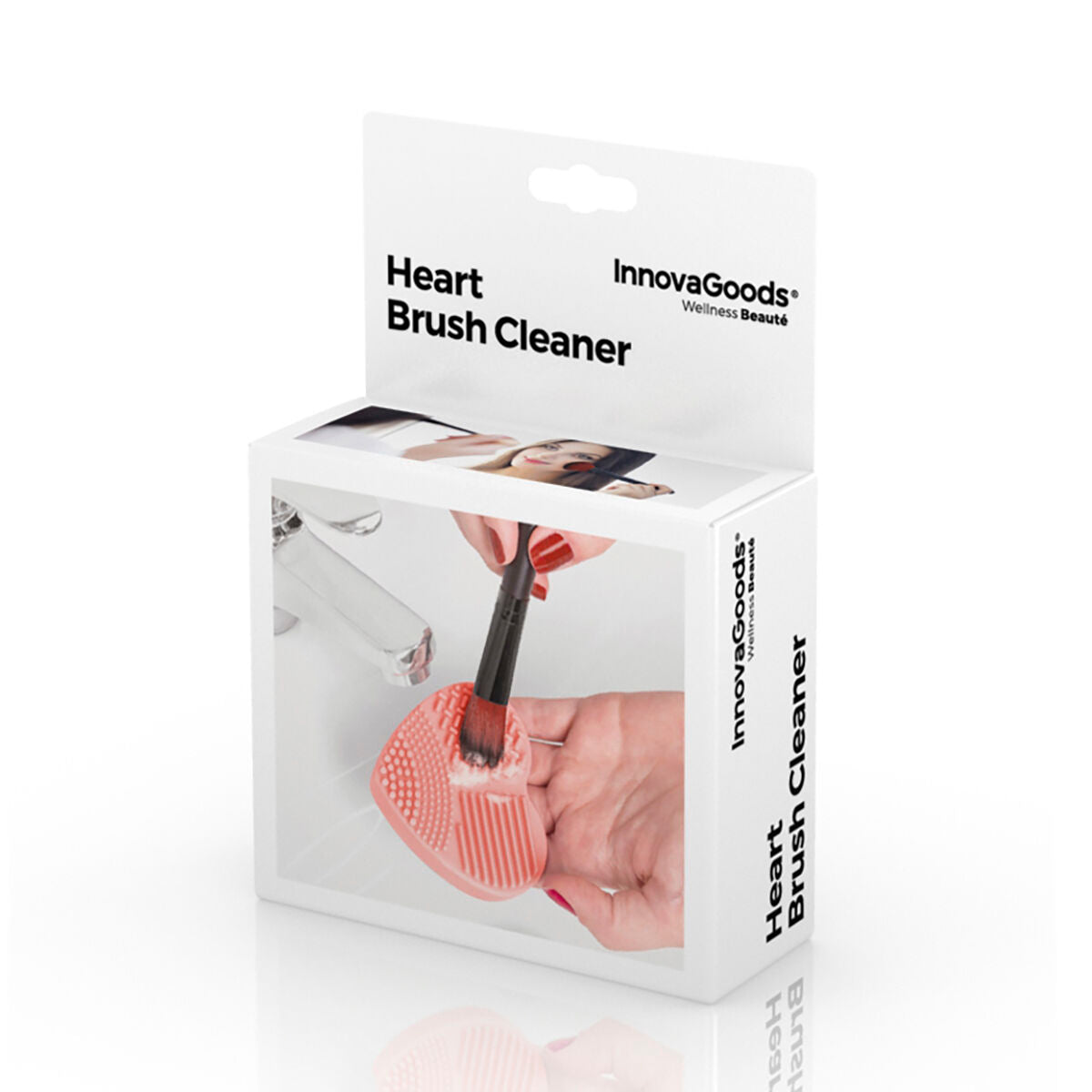 Make-up Brush Cleaner Heart InnovaGoods