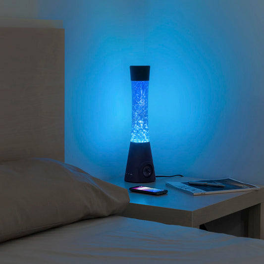 Glitter Lamp with Speaker and microphone Flow Lamp InnovaGoods