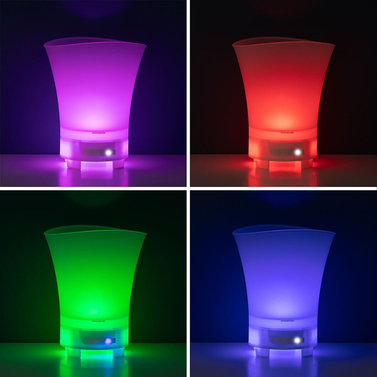 LED bucket with rechargeable speaker Sonice InnovaGoods