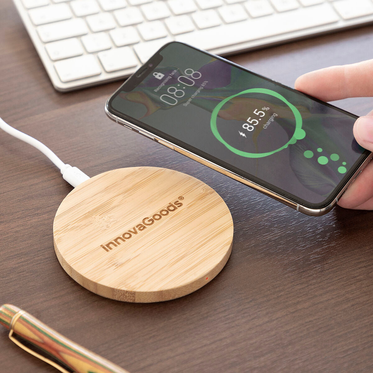 Bamboo Wireless Charger InnovaGoods