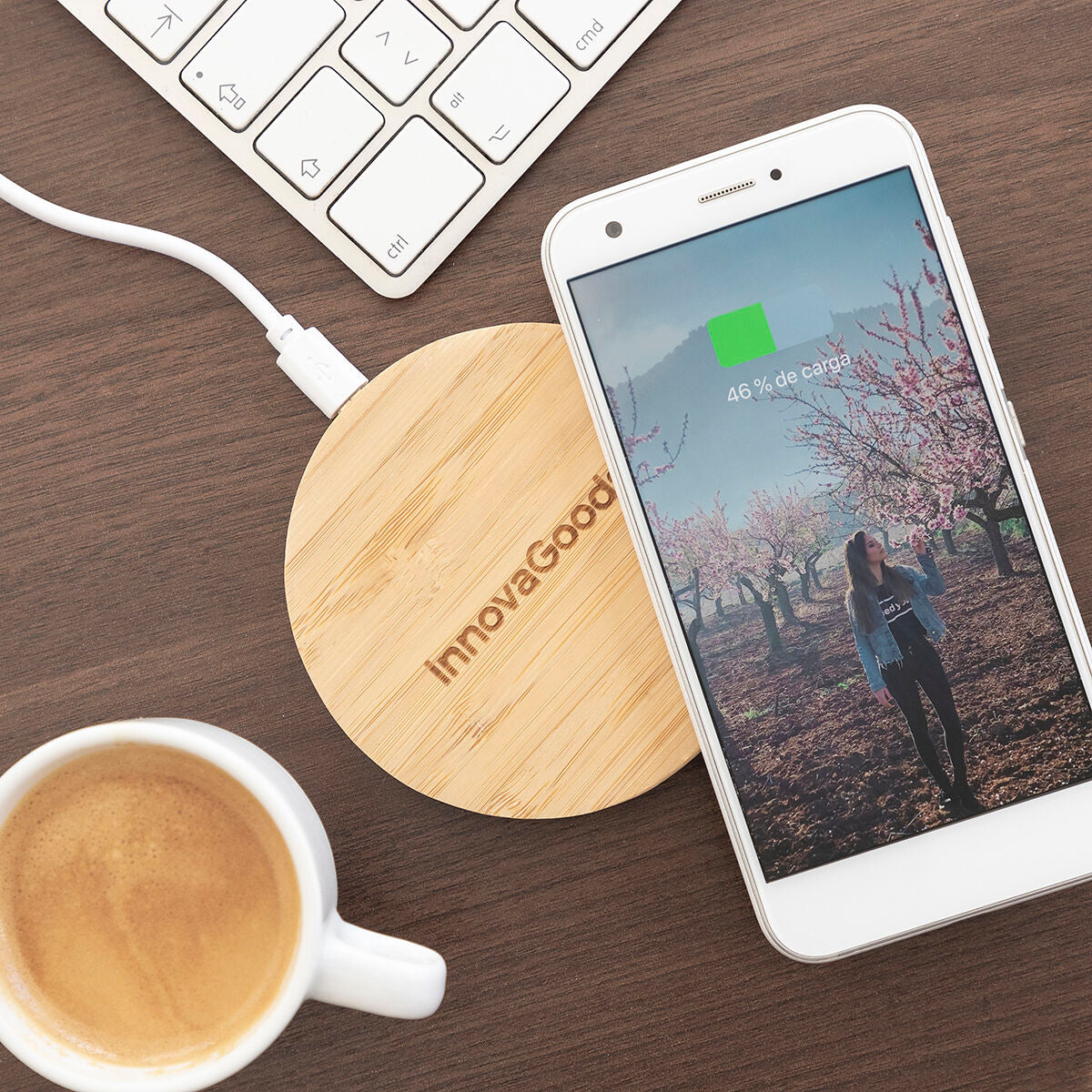 Bamboo Wireless Charger InnovaGoods