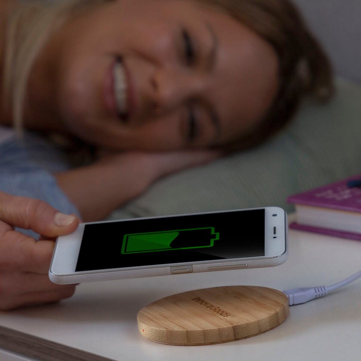 Bamboo Wireless Charger InnovaGoods