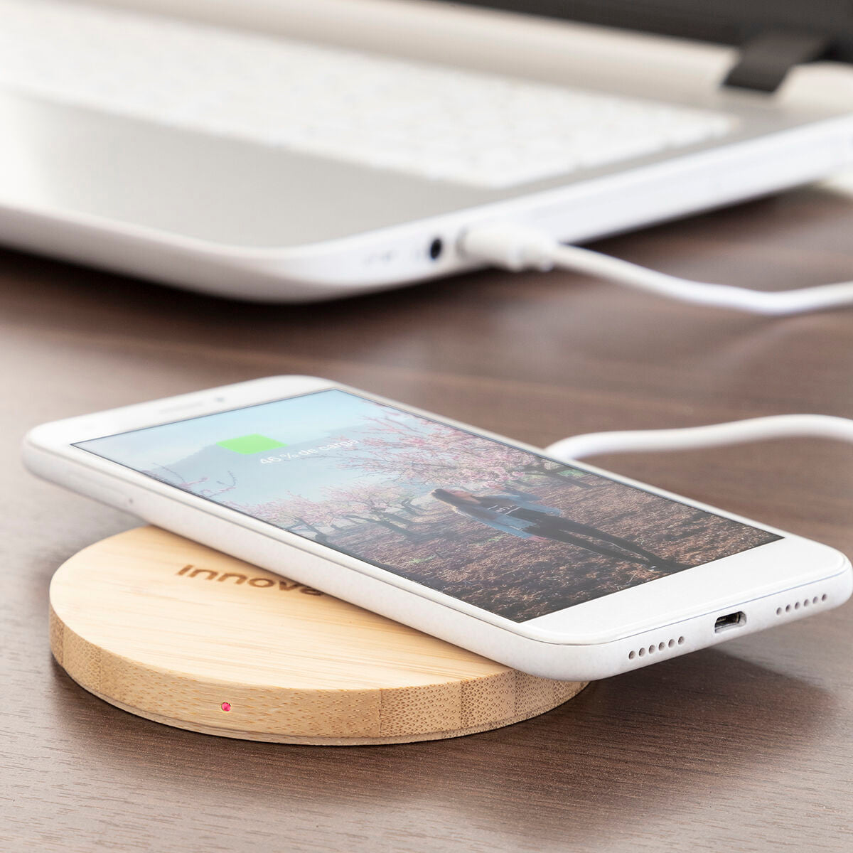 Bamboo Wireless Charger InnovaGoods