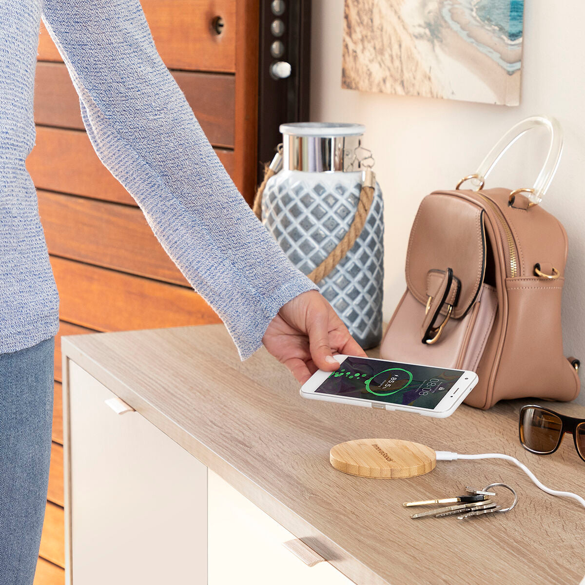 Bamboo Wireless Charger InnovaGoods