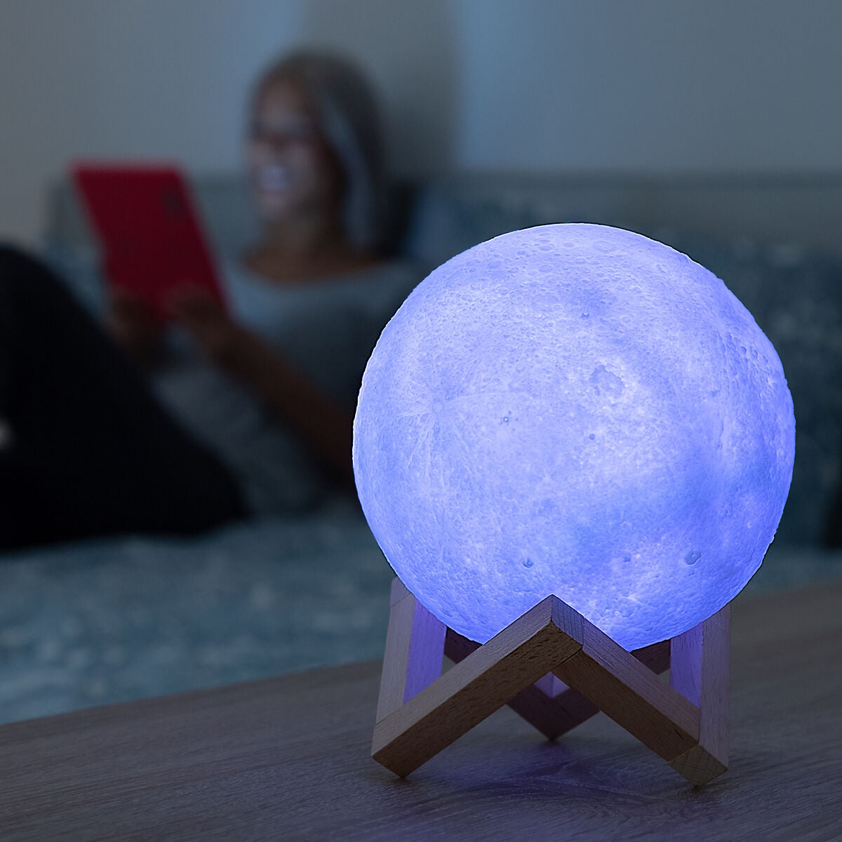 Rechargeable LED Moon Lamp Moondy InnovaGoods