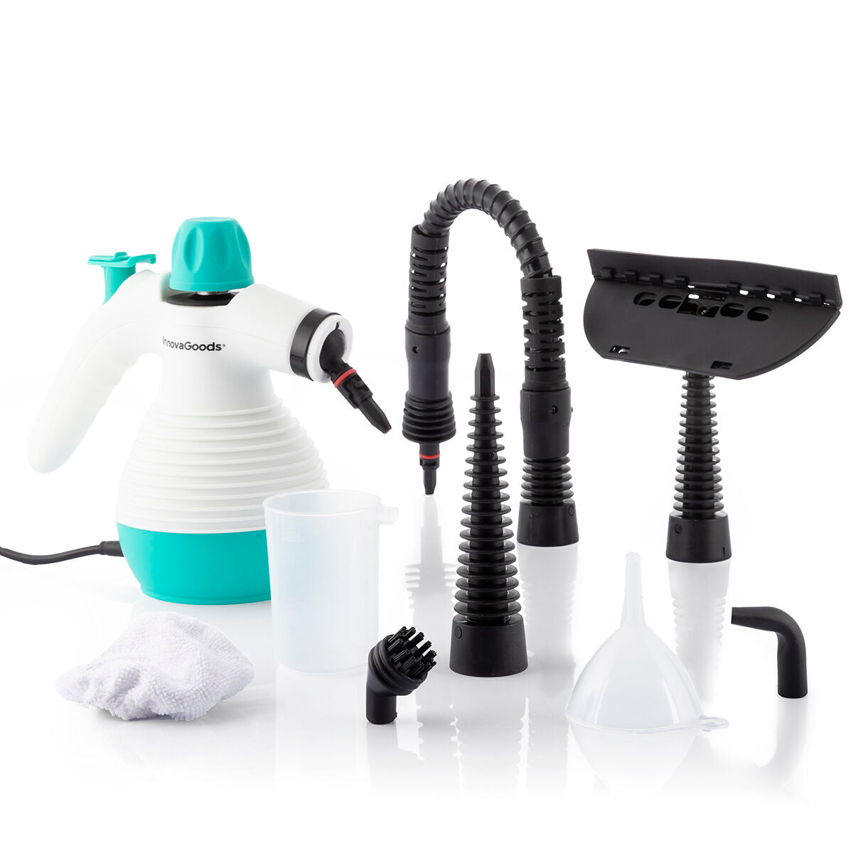 Multi-purpose, 9-in-1 Hand-held Steamer with Accessories Steany InnovaGoods 0,35 L 3 Bar 1000W