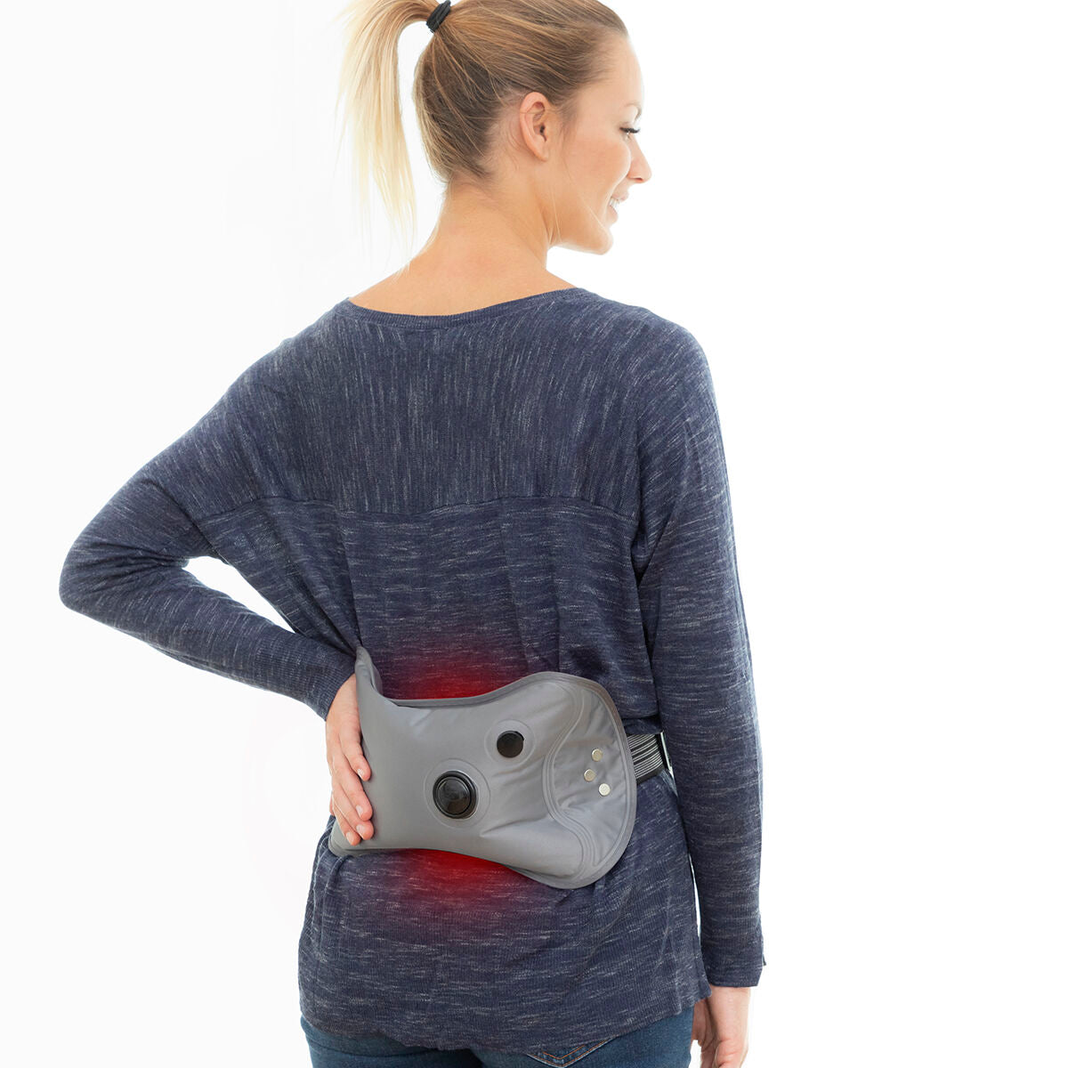 Adjustable refillable hot water bottle Hutter InnovaGoods 400W Grey