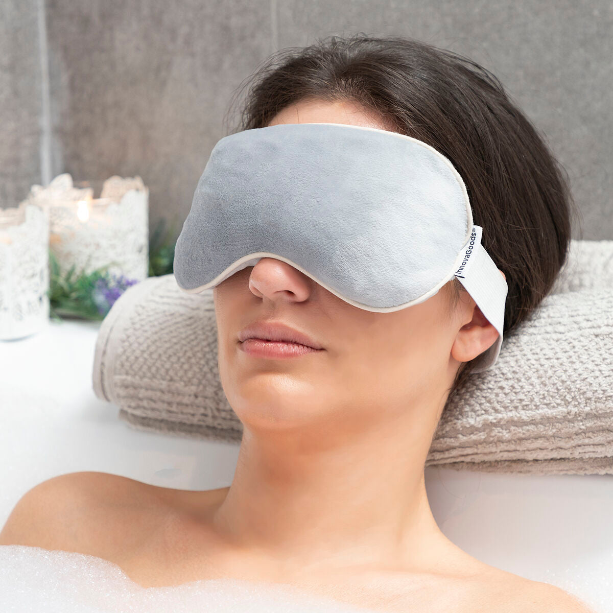 Relaxing Heatable Mask Clamask InnovaGoods